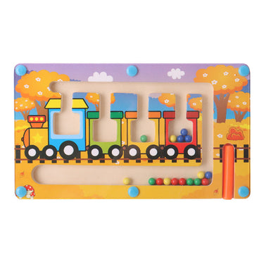 Magnetix Laberinto de Colores Rompecabezas | Descubre Colores y Números - Juguete Educativo Montessori